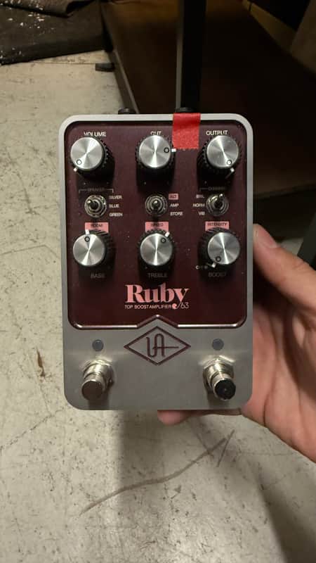Universal Audio Ruby ’63 Top Boost Amplifier 2022 - Present - Ruby / Silver image 1