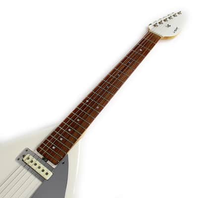 Used USA Made Vox Mark III Brian Jones Model Electric Guitar in White image 7