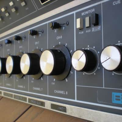 1980's Broadcast Electronics  8M150 analog mono mixer Console From AM radio station image 5