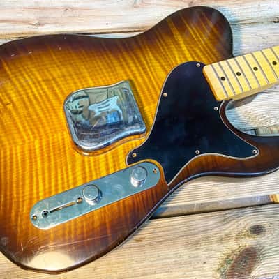 General vintage Tone Custom Tele Esquire pickguard 5 ply construction black parchment Black 5 ply image 5