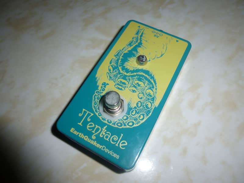EarthQuaker Devices Tentacle Analog Octave Up 2015 - 2017 - Teal / Yellow Print image 1