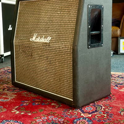 Marshall 1960A 4x12" Angled Guitar Speaker Cabinet 1972 - G12M T1221 image 6