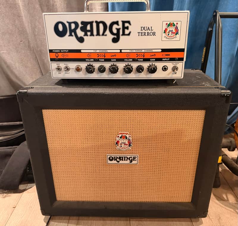 Orange Dual Terror 2-Channel 30-Watt Guitar Amp Head + PPC 112 cabinet image 1