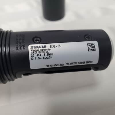 SHURE SLX2 TRANSMITTER WITH BETA 87C HEAD SLX2D/BETA87C #3034 GREAT CONDITION image 3