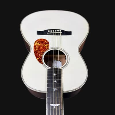 PRS SE Tonare P20E Parlor Electro Acoustic Guitar in Antique White image 5