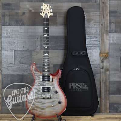 PRS Wood Library CE-24 Satin Quilt Top - Faded Gray Black Cherry Burst image 13