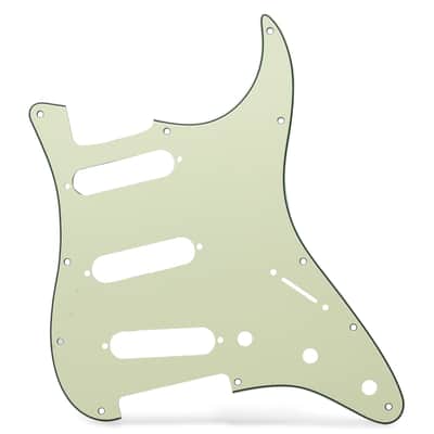 AxLabs Strat-Style Pickguard - 3 Ply / 11-Hole Mint Green