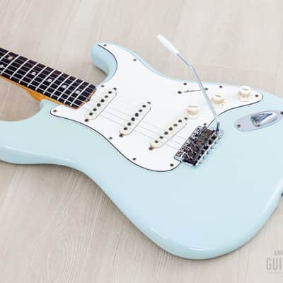 1966 Fender Stratocaster Vintage Electric Guitar Sonic Blue w/ Case image 10