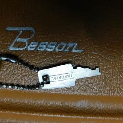 B&H Besson 2-20 Tenor Trombone, England, Good Condition, with case & MP image 5