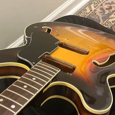 Vintage Standel 420-S Semi Hollow 1960’s Husk Sunburst image 7