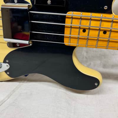 Fender American Vintage II 2 '54 1954 Precision Bass 4-string P-Bass with COA + Case 2022 - Vintage Blonde / Maple neck image 7