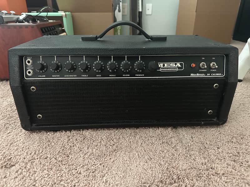 Mesa Boogie 50 Caliber 50-Watt (EL84 Version) Late-80s - Black Tolex image 1