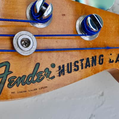1966 Fender Mustang Bass with OHSC image 11