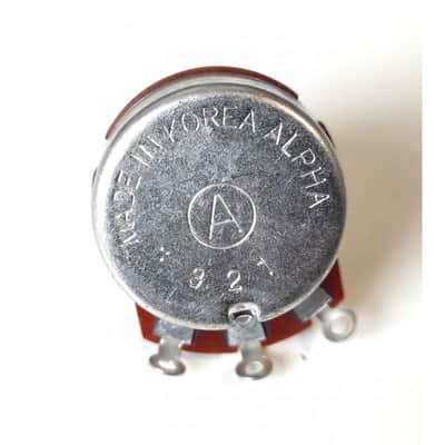 500 Ko Linear Potentiometer split shaft 6mm metric theard 8 mm image 3