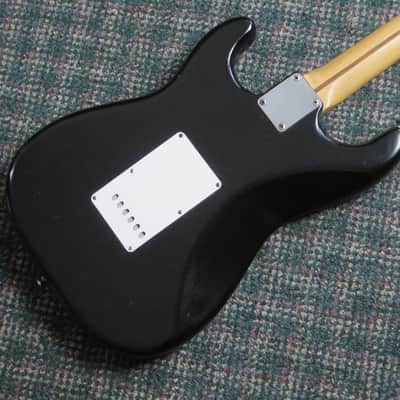 1958 Fender Stratocaster Body-Only Refin Black! w/OHSC&original bill of sale image 4