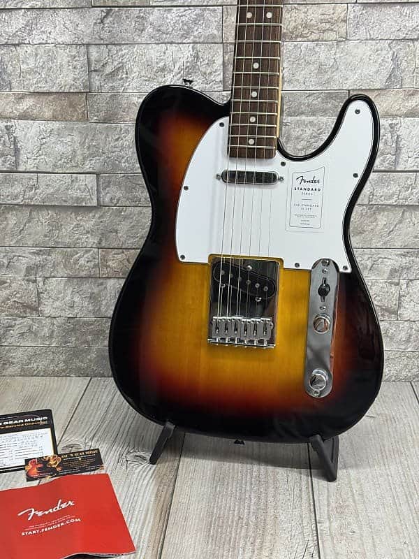 Fender #0266040500 Standard Telecaster, Laurel Fingerboard, 3 Tone Sunburst image 1