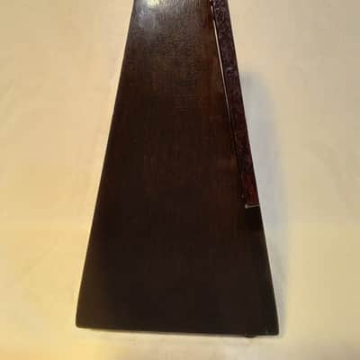 Fully Restored Antique Wood Bell Metronome de Maelzel by Seth Thomas Clocks Dark Walnut, Lacquered Brass Trim,  Beats Evenly image 10