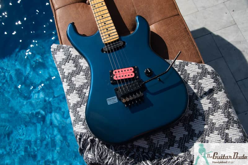 1980's Kramer JK 1000 Made by ESP! - Dimarzio Pickups - Original Floyd Rose Tremolo - Blue Metallic - Made in Japan - Pro Set Up! (Perfect frets/Action/Intonation) - Super Strat Shred Master Supreme! image 1