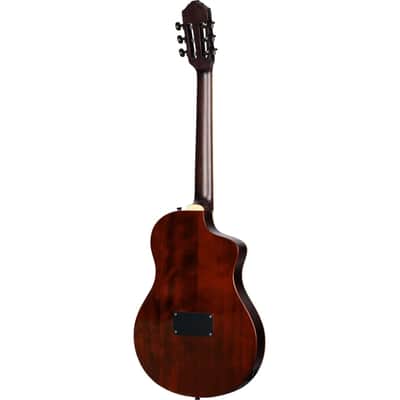 Ortega TourPlayer Series Nylon String Acoustic-Electric Guitar - RTPDLX-ACA-L, Left-handed image 15