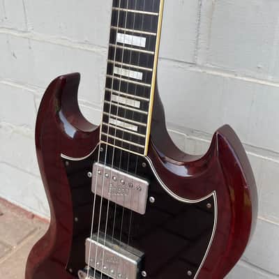 RARE 1974 Greco SG-600 (Angus Young AC/DC Inspired) … Maxon U-1000 PAF REPLICA + Batwing Pickguard + Vibrola ... Made in Japan Lawsuit Era + GIGBAG image 7