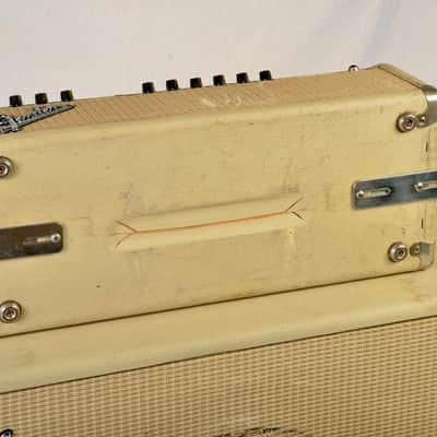 Vintage 1963 Fender Showman Head & Cab w/ Original JBL D130F – Serviced – Local Pickup image 10