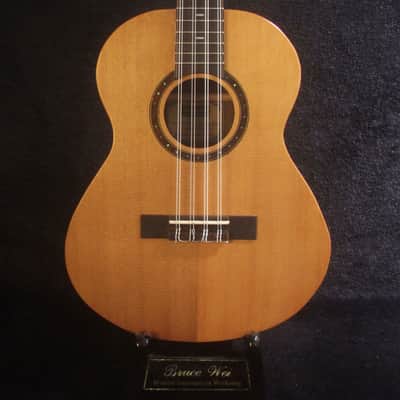 Gift for Musician - Handmade 8 String Baritone Ukulele, Solid Spruce, Indian Rosewood, Mop Inlay, Soft-bag, Bruce Wei UG19-2347 image 5