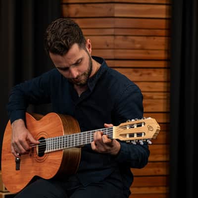 Ortega R16PC Traditional Series Solid Cedar Top Beechwood Neck Nylon 4/4 Size 6-String Classical Acoustic Guitar image 21