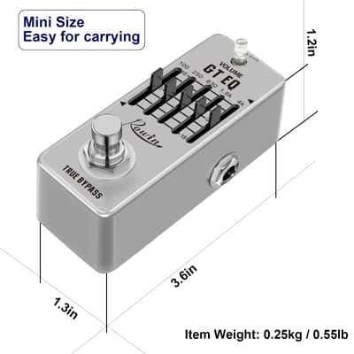 Rowin LEF-317A GT Guitar EQ Effect Pedal (Price includes the import duty for US buyer) image 6