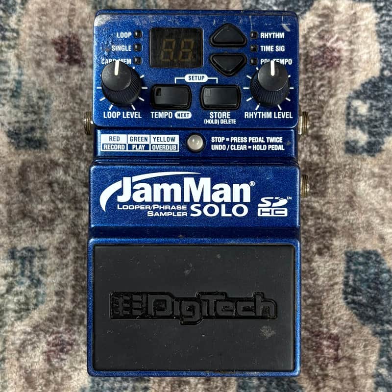 Digitech JamMan Solo Looper/Phrase Sampler Guitar Effect Pedal!