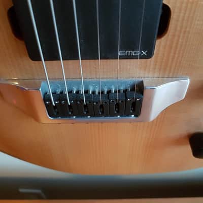 Warmoth Telecaster, Spruce on Mahogany, Piezo, SS Frets Clear Finish image 2