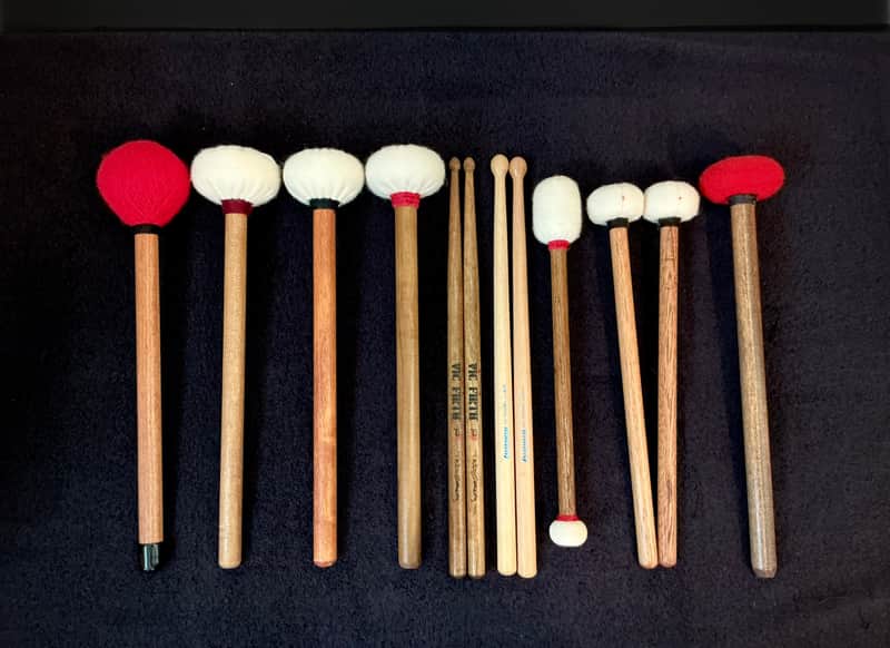 Bass Drum Mallets, Gong Beater and Snare Drum Sticks Bild 1
