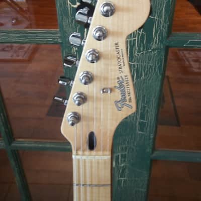 Fender Mexican Stratocaster Solid Body Electric Guitar in  Light Blue image 3