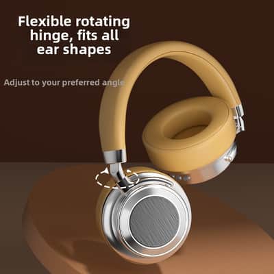 Retro Wireless Headphones, 38H Playback, Deep Bass Stereo, TF Card & Bluetooth 5.4 image 4