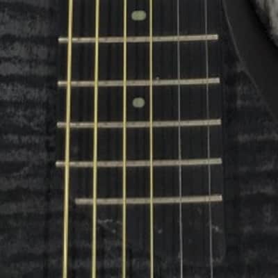 Tagima LUMI-X BK Black Smart Acoustic-Electric Guitar - Built-in Effects-B Stock image 5