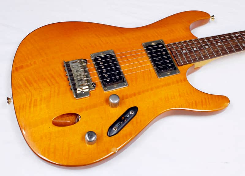 Ibanez '96 SV420FM Electric Guitar Butterscotch Transparent Flamed Maple! #39397 image 1