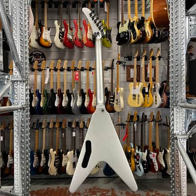 Gibson   Dave Mustaine Signature Silver Metallic Sparkle image 7