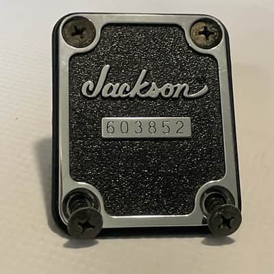 1990's Jackson Professional Series King V Guitar No Address Cast Neckplate w/ Screws