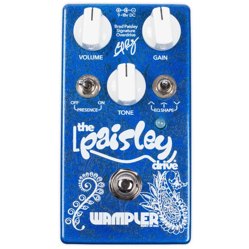 New Wampler Brad Paisley Signature Paisley Drive V2 Overdrive Guitar Effects Pedal! image 1