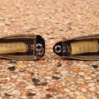 Slingerland Chrome Sound King Large Drum Lugs 2pk Vintage 1990's 2.25" image 5