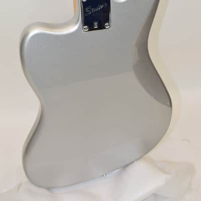 2017 Squier Vintage Modified Jaguar Bass Special SS - Short-Scale, Silver image 11