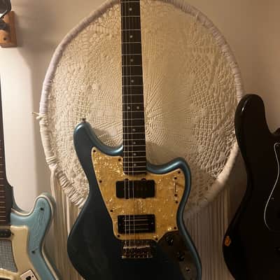 Fender Modern Player Marauder – Well Toured / Project Guitar 2012 - 2013 - Lake Placid Blue image 2