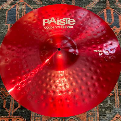 Paiste 24" Color Sound 900 Red Mega Ride Cymbal image 1