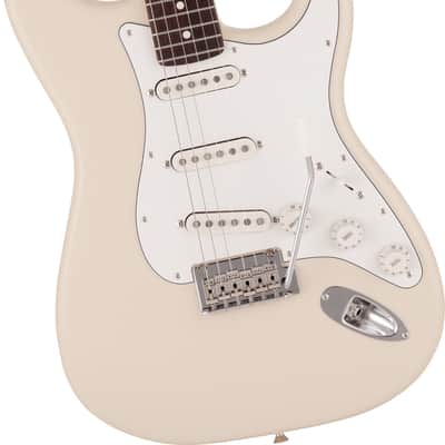 Fender Made in Japan Hybrid II Strat - Limited Run - Satin Sand Beige RW image 4