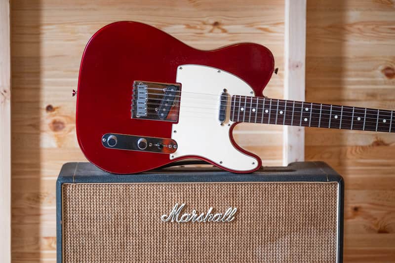 2006 Fender USA American Standard Telecaster - in Chrome Red