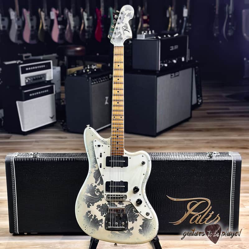 2023 Palir Imperial Jazzmaster-Style Lollar Blademaster Guitar w/ Case – Paisley image 1