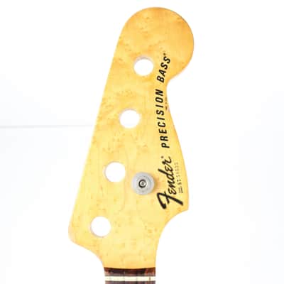 1976-1977 Vintage Fender Precision Bass ~Birds Eye Maple~ Rosewood Fretboard 4-Bolt NECK PBass 1970s USA image 9
