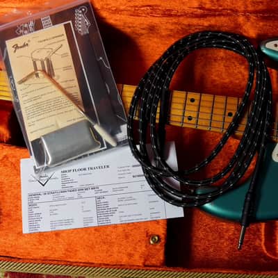Fender Masterbuilt ’56 Stratocaster Journeyman Relic Yuriy Shishkov 2016 - Faded Green Metallic image 10