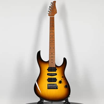 Suhr Custom Modern Electric Guitar- 2 Tone Tobacco Burst 2026 (93053) image 2