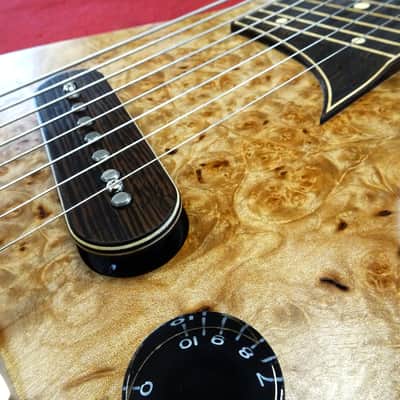 Rukavina 8 String Ripple Lap Steel -- 24" Burled Maple image 6