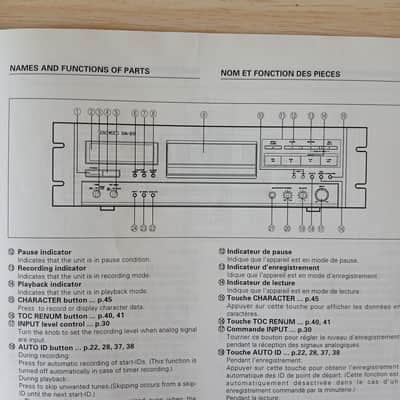 Owner's Manual for TASCAM DA-20 D.A.T TEAC professional division 1990s image 7